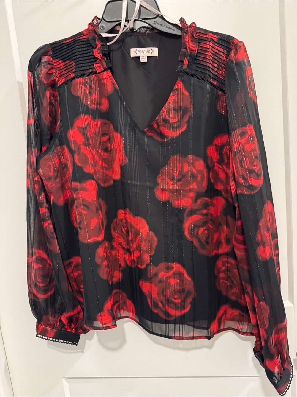 Nanette Lenore ladies blouse size Xl